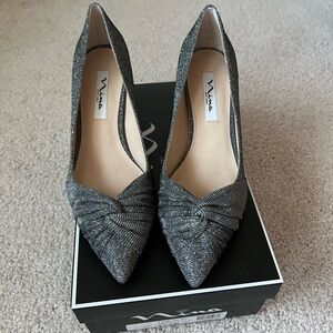 Nina Tamlyn-YY  Women's Charcoal Luna Shine  Heels